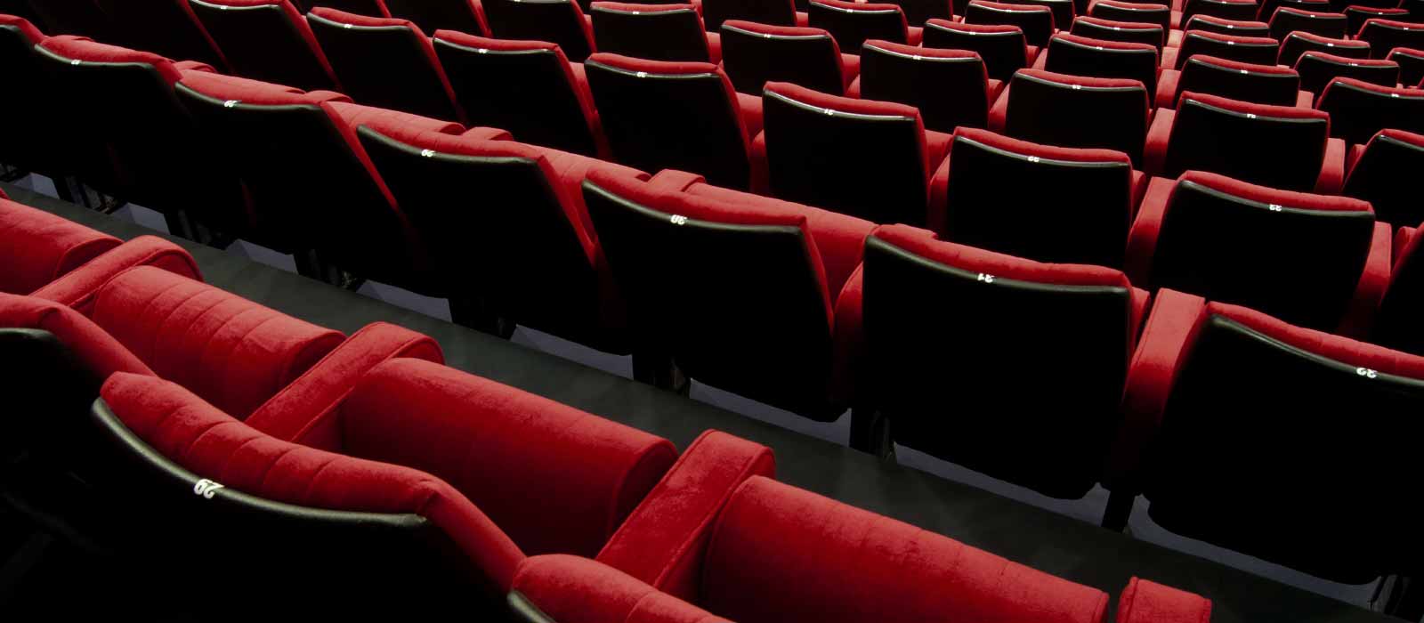 Rows of red theatre seats Shreveport, LA