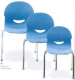 Three blue children's chairs Kansas City, MO