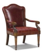 Red leather platform pulpit chair T5443-01 Los Angeles, CA